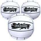Gosports 12 Inch Xl Inflatable Volleyball, 3 Pack - Easier Rallies On An Epic Scale For All Skill Levels