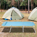 Old Bahama Bay Cot With Pillow 4-Positions Folding Recliner Lounger Bed For Camping/Travel/Beach/Hiking/Patio, Supports 250Lbs,