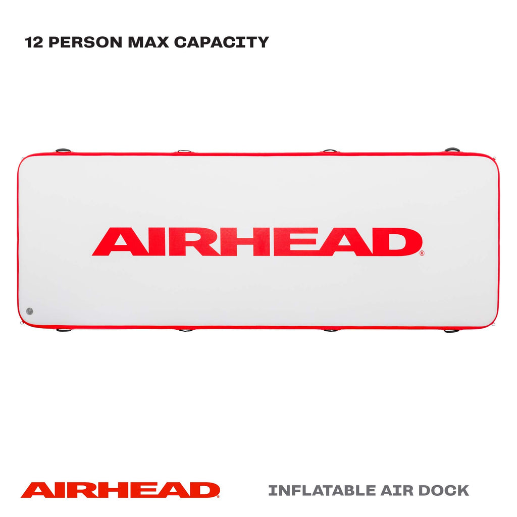 Airhead Watermat Air Dock | Inflatable And Holds Over 2000 Pounds, 12 Person