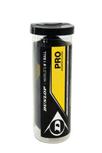Dunlop Pro Squash Balls - Tube Of 3