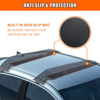 Meefar Universal Car Soft Roof Rack Pads Luggage Carrier System For Kayak Surfboard Sup Canoe Include 2 Heavy Duty Tie Down Stra
