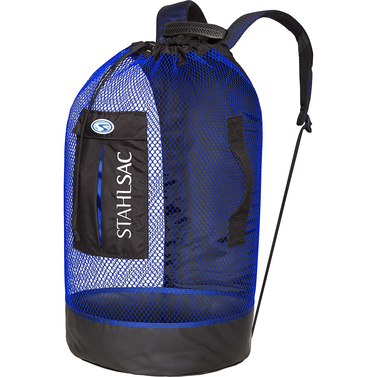 Stahlsac Panama Mesh Backpack: Convienent 103L Size, Ideal For Dive Gear, Dry Pockets, Blue