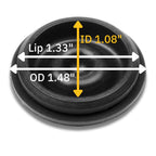 10 Pack Grease Plugs Fits 1.98 Inch Hub Dust Cap Fits Most 2,000-3,500 Pound Axles Dexter 85-1 Al-Ko Tiedown Eng Replacement Ez