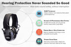 Pro Ears Silver 22 Electronic Hearing Protection, Noise Reduction Rating 22Db, Dynamic Level Sound Compression Technology, Autom