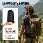 Redcamp Ultralight Tent Footprint For 8-10 Person Tent, Multifunctional Waterproof Camping Tent Tarp For Camping, Hiking And Sur