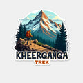 THAMPZ Kheerganga 3D Embossed Flexible Fridge Magnet 0.5mm Decorative with Strong Hold | Refrigerator Magnet for Notes, Photos
