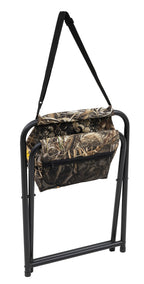 Browning Steadyready Hunting Chair - Compact And Foldable Steel Frame Stool With Exra-Wide Angled Anti-Slip Seat And Realtree Ma