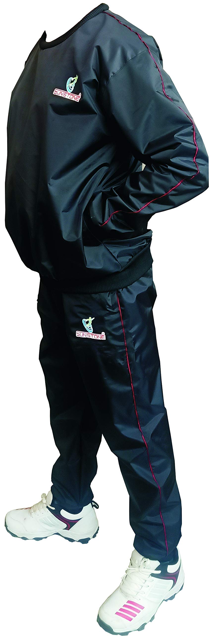 S & R Internatinal Running Fitness Sauna Sweat Suit Slimmer Slimming Weight Loss For Fitness Sku: Sauna Sweat Suit (Medium)
