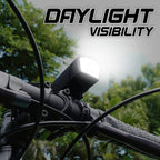 500 Lumens Bike Light Set Usb Rechargeable - Powerful Bicycle Headlight & Led Tail Light Combo - Super Bright Ipx5 Waterproof Mt