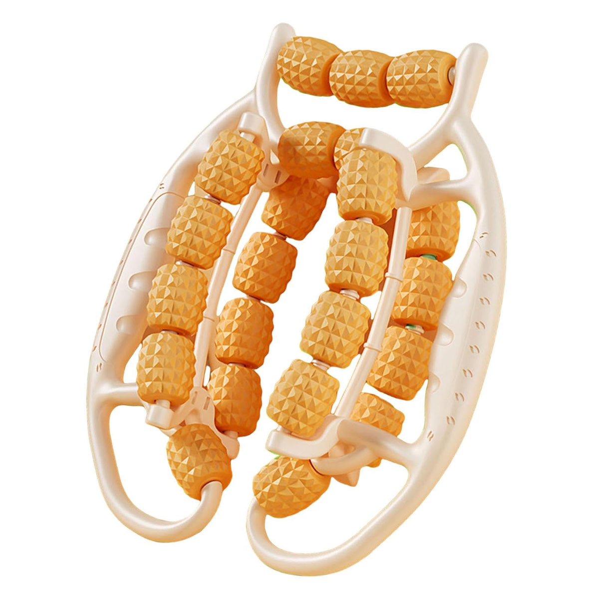 CALANDIS?Circular Leg Clamp Portable Supplies Muscle Roller for Travel Home Full Body Orange | Rollers | Fitness Equipment & Gea