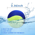 Guard Glasses Water Skipping Ball Summer Beach Ball 2-Pack Water Bouncing Balls Grip Ball For Beach Swimming Pool River Lake, Re