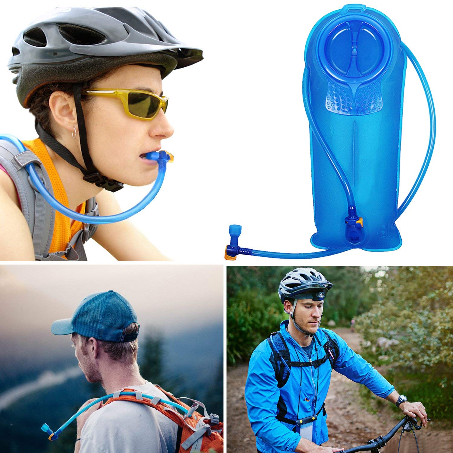 Unigear Hydration Water Bladder Reservoir,2L/2.5L/3L Bpa Free And Taste Free For Backpacking, Biking, Hiking And Camping
