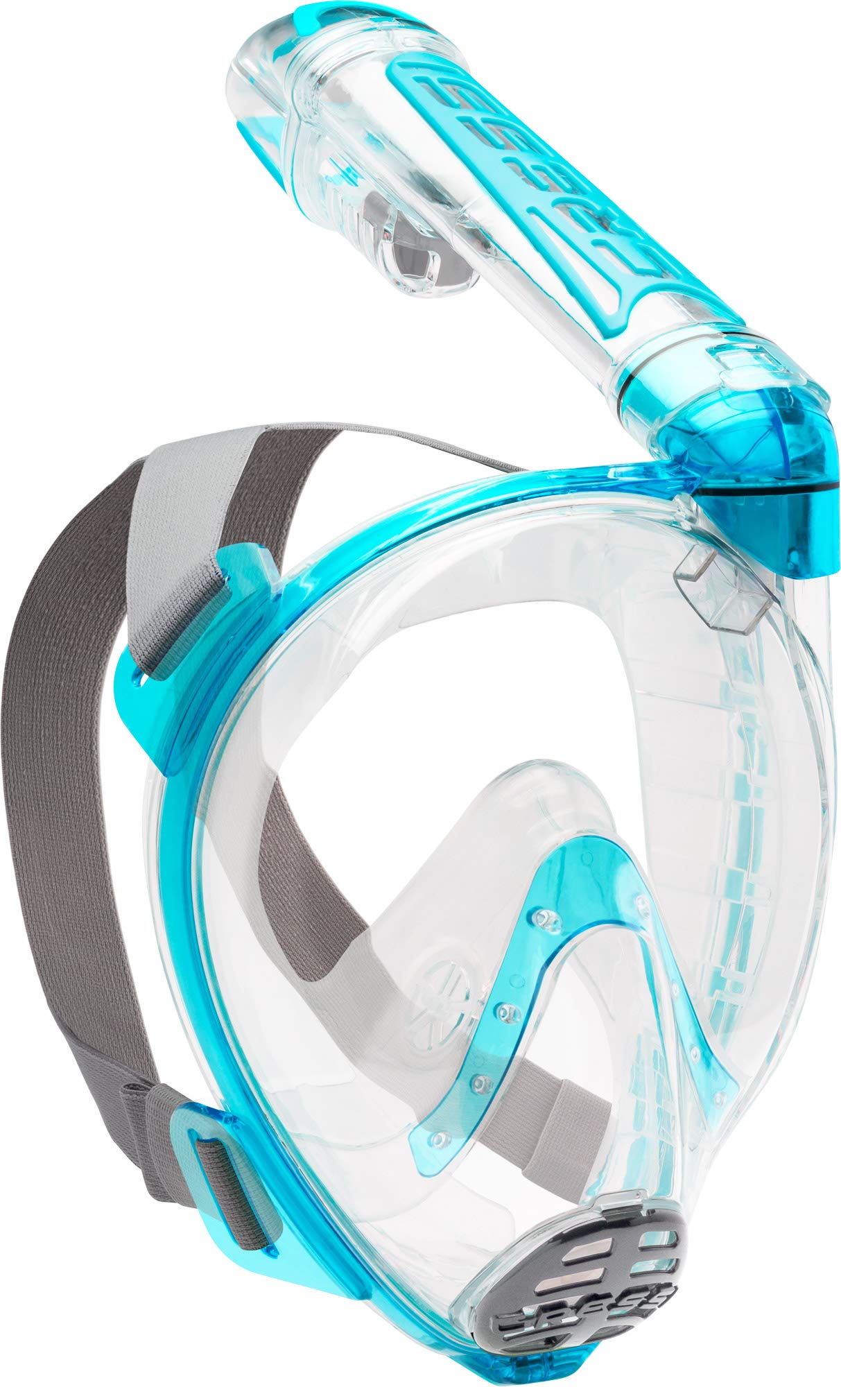 Cressi Duke Dry, Clear/Translucent Aquamarine, S/M