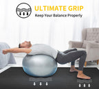 Cambivo Large Yoga Mat, Extra Thick Workout Mats For Home Gym, 6'X 4'X 8 Mm Non Slip Wide Exercise Mat For Pilates, Stretching O