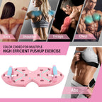Lalahigh Portable Home Gym System For Men And Women:Push Up Board, Pilates Bar & 20 Fitness Accessories With Resistance Bands An