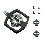Venzo Click'R Compatible With Shimano Spd Mountain Bike Sealed Pedals With Cleats - Dual Platform Clipless Pedals For Mountain B