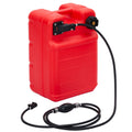 GarveeTech Marine Tank, 6 Gallon Marine Boat Transfer Tank with 9.8ft Hose, I-Shaped Handle, Easy to Carry for Outboard Engine B