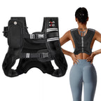 Vbsd Weighted Vest For Women Men, 16Lb Weight Vest With Reflective Stripe, Body Weight Vests Adjustable For Strength Training, R