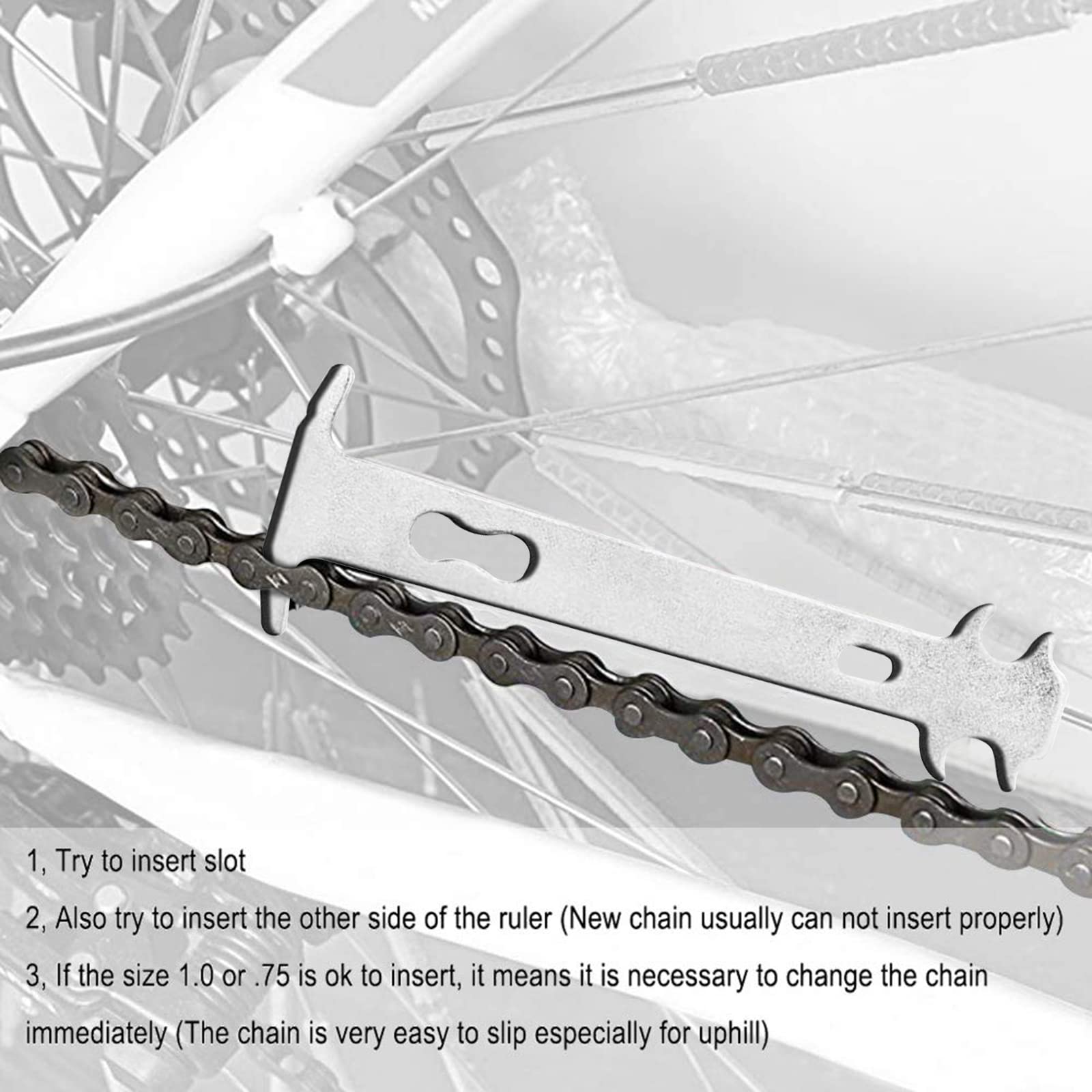 Bike Chain Tool Kit, 11Pcs Bicycle Chain Tool With Bike Link Plier, Bicycle Chain Breaker Splitter, Chain Wear Indicator And Cha