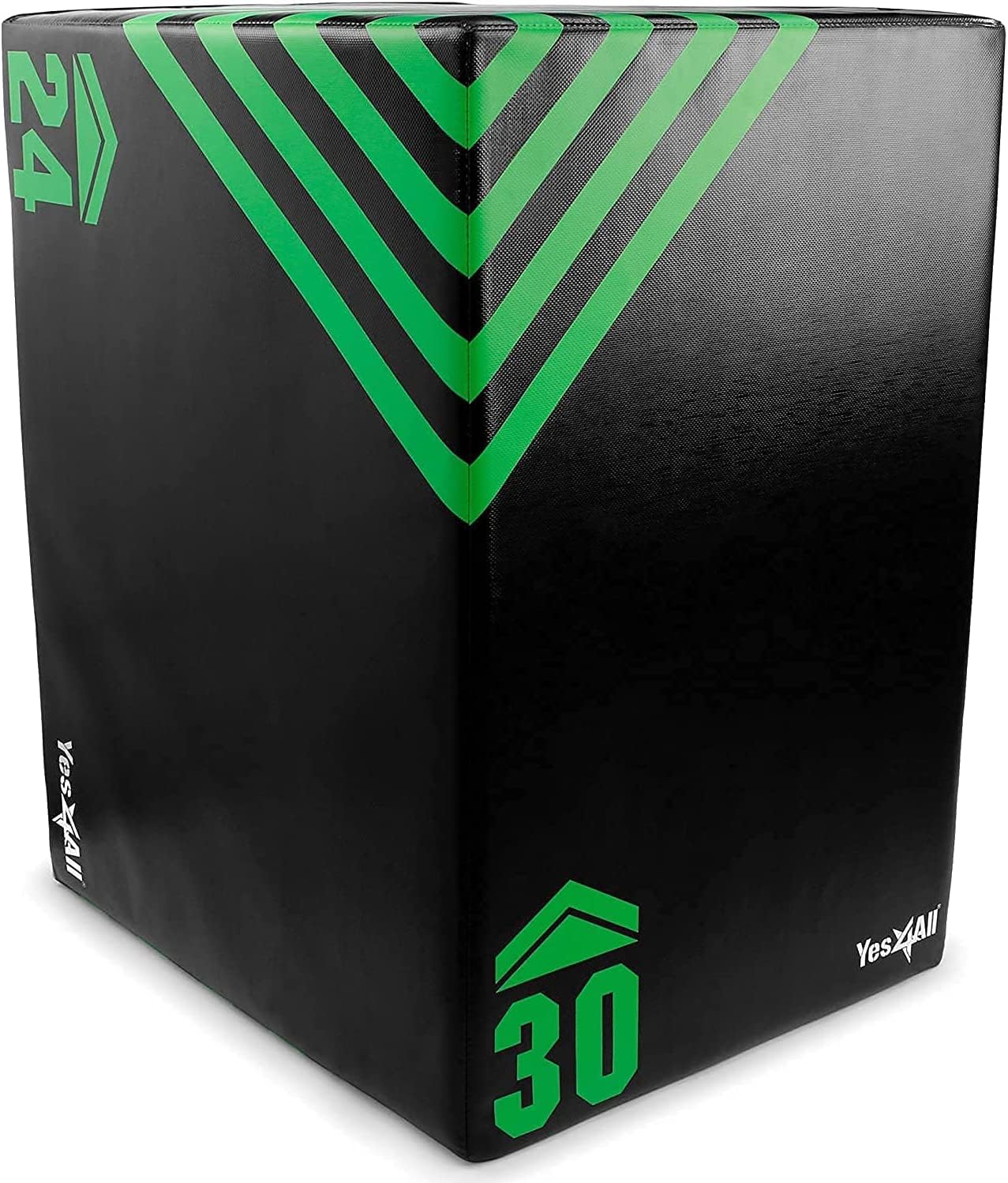 Yes4All 3 In 1 Foam Plyometric Jump Box Jump Training & Conditioning-Plyo Jump Box For Jump Training Fitness Workout Exercise, G