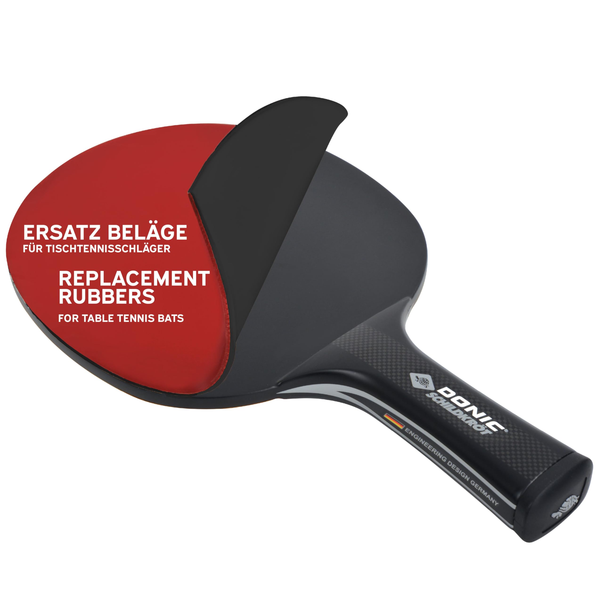 Donic-Schildkrt Replacement Pad QRC Level 7000 for Table Tennis Rackets, 2.3 mm League Sponge, Approved by ITTF