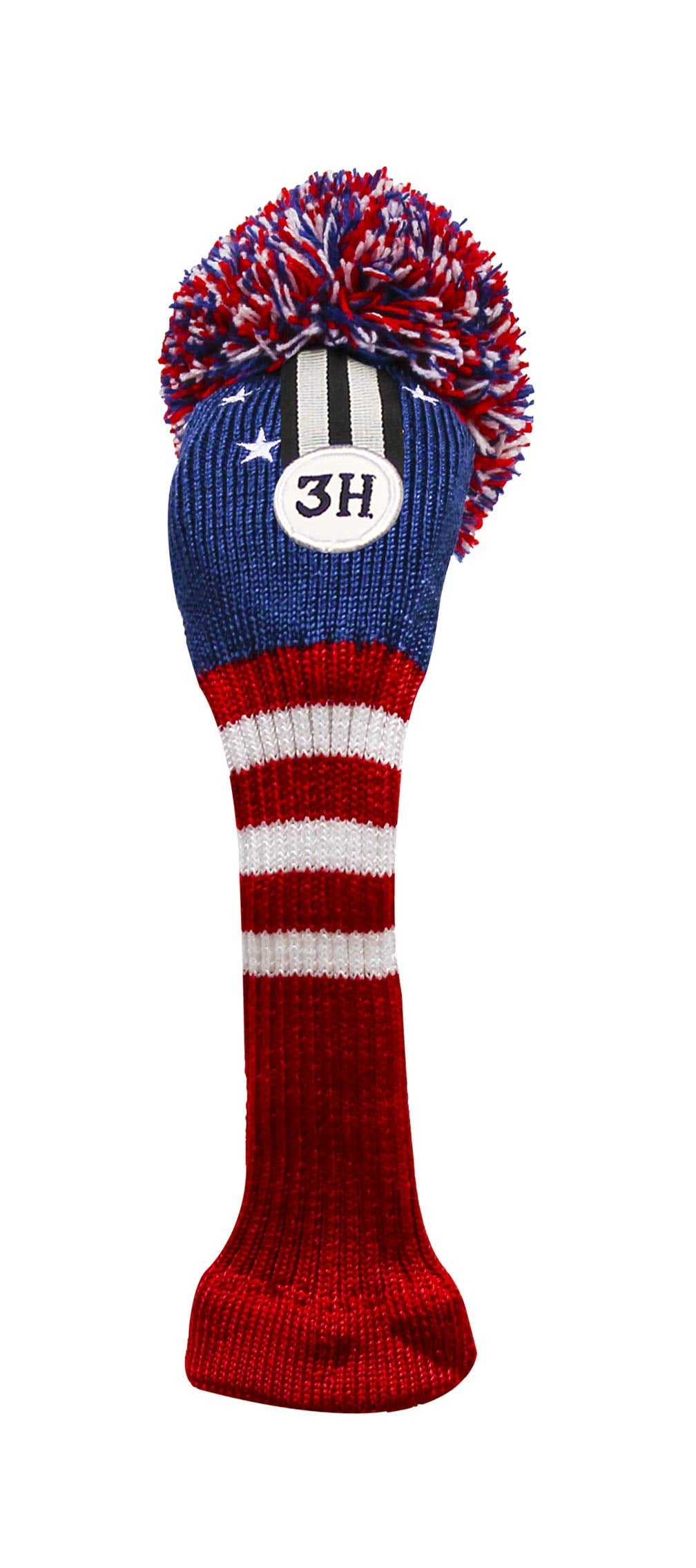 Izzo Vintage Driver Headcover, Patriot Usa, Red, White, Blue
