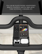 Phone Holder For Peloton Bike & Peloton Bike +, Peloton Bike Accessories, Built-In Anti-Slip Silicone Mat Mount Tray, Peloton Ph