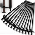Beefoor Tent Stakes 12 Inch Heavy Duty Tent Pegs Tarp Pegs Camping Stakes For Outdoor Camping Canopy And Tarp Suitable For High