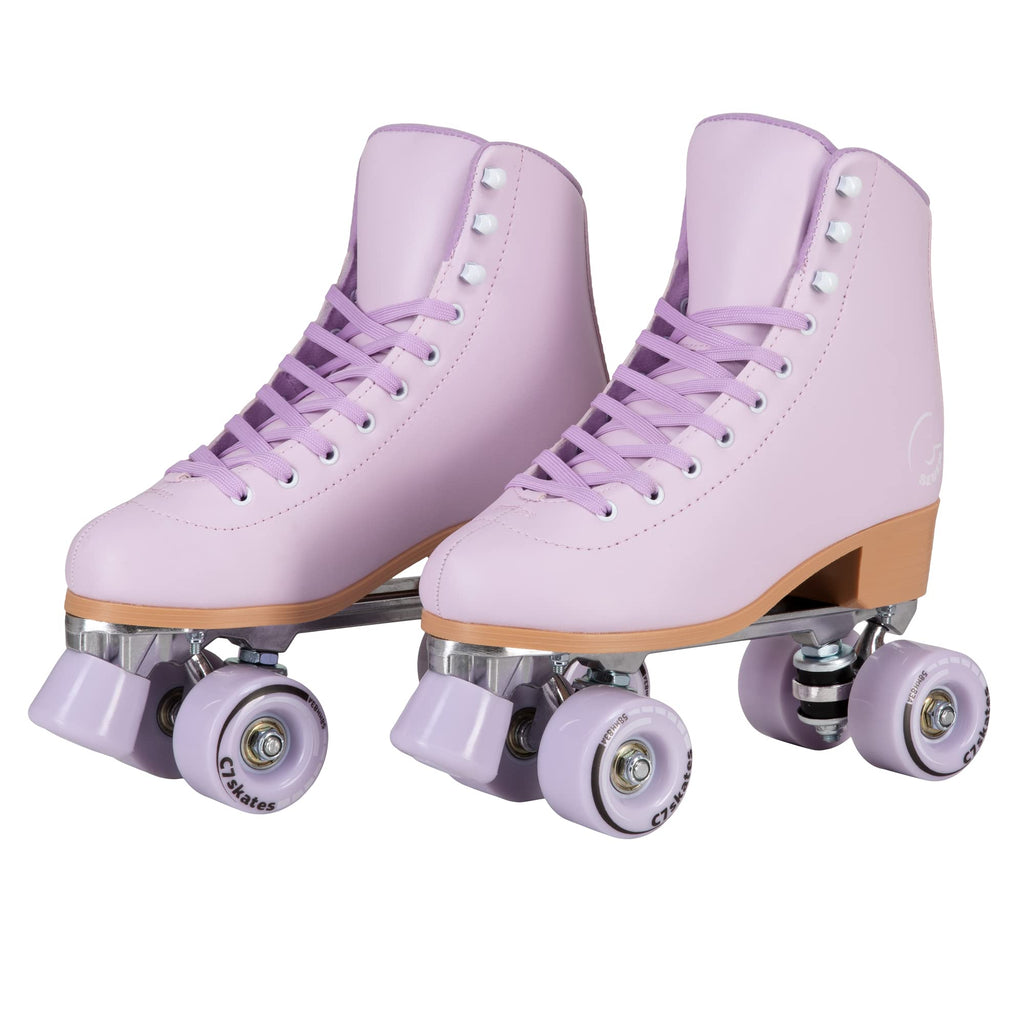 C SEVEN C7skates Cute Roller Skates for Girls and Adults (Sugarplum, Womens 6 / Youth 5 / Mens 5)