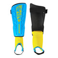 Vizari Malaga Shin Guard, Sky/Yellow, Large