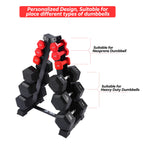 Akyen A-Frame Dumbbell Rack Stand Only, 6 Tier Weight Rack For Dumbbells (800 Pounds Weight Capacity, 2022 Version)