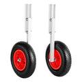 VEVOR Boat Launching Wheels, 300 lbs Load Capacity, 15 Aluminium Alloy Transom Wheel with Inflatable Rubber Tires, Folding Launc