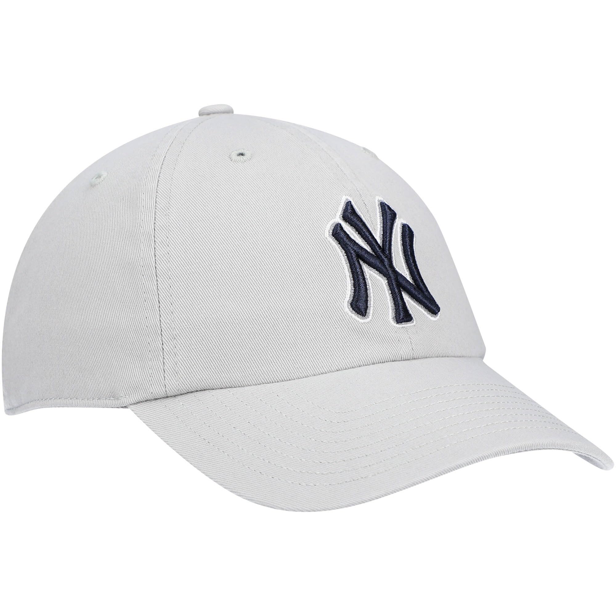 '47 New York Yankees Adjustable Cap Clean Up Mlb, New York Yankees Gray Navy, One Size