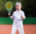 Tennis Racket Set For Children,17 Inch Racquet With 3 Soft Balls,1 Tennis Ball And 4 Badminton Balls For Toddler Indoor/Outdoor