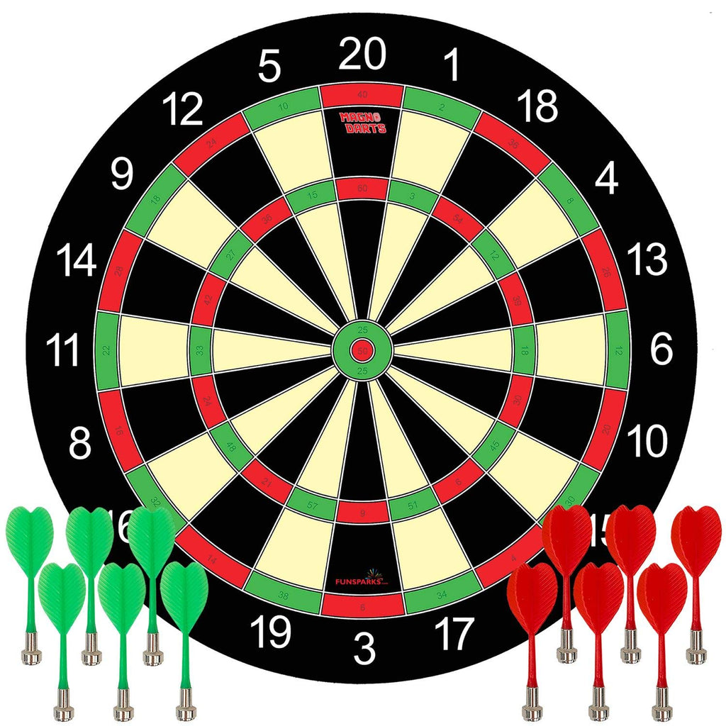 Magnetic Dart Board Game - 12Pcs Kids Magnetic Darts Boys Toys Gifts Indoor Outdoor Games For Family And Friends - Safe Dart Gam
