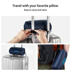 Lsffm Travel & Camping Memory Foam Pillow, Travel Essentials, Hammock Pillows With Double-Layered Pillow Cover, Easy To Clean, C