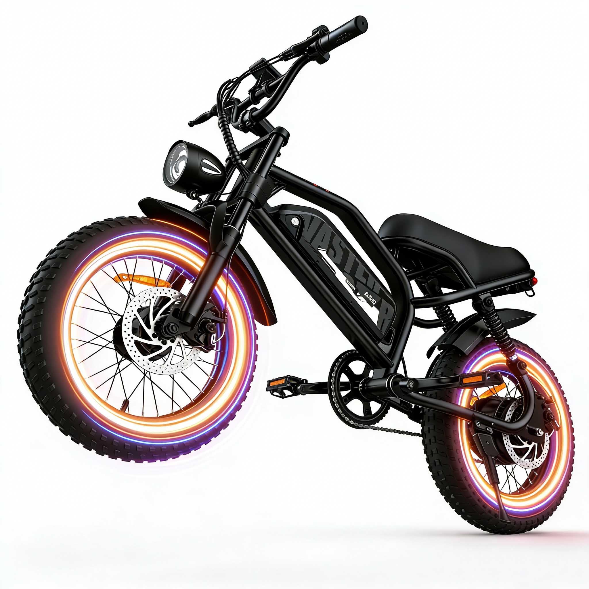 AVDLBIKE Electric Bike, 16   Fat Tire E-Bike for Teens/Adults, Small Electric Dirt Bike with Removable Battery, 20 MPH Range 4