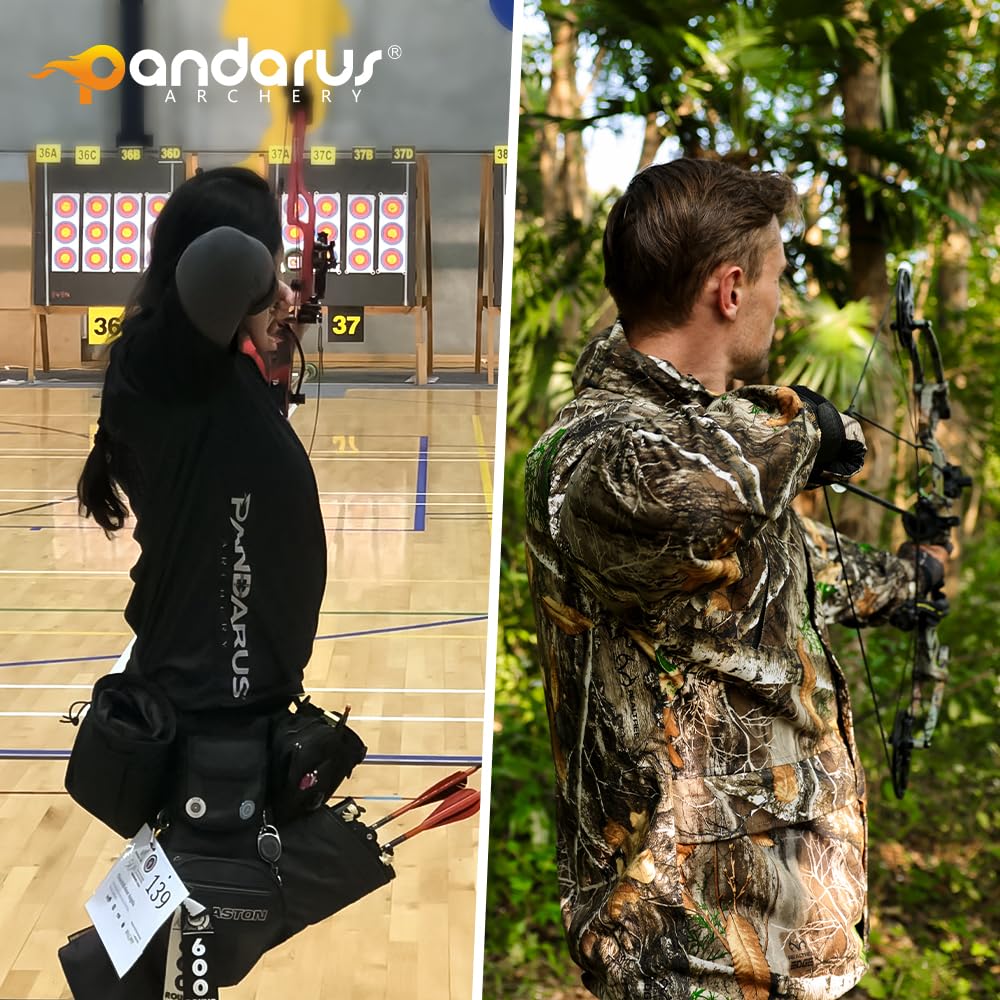 Pandarus Archery Ready To Hunt Lightweight Compound Bow Package For Adults And Youth,0-50 Lbs Draw Weight,290Fps,Limbs Made In U