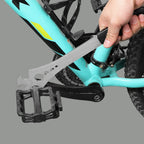 Oumers Bike Pedal Wrench, Bicycle Pedal Removal Spanner With Extra Long Handle, Multi-Use 15Mm,9/16 Pedal Removal Tool And 10Mm/