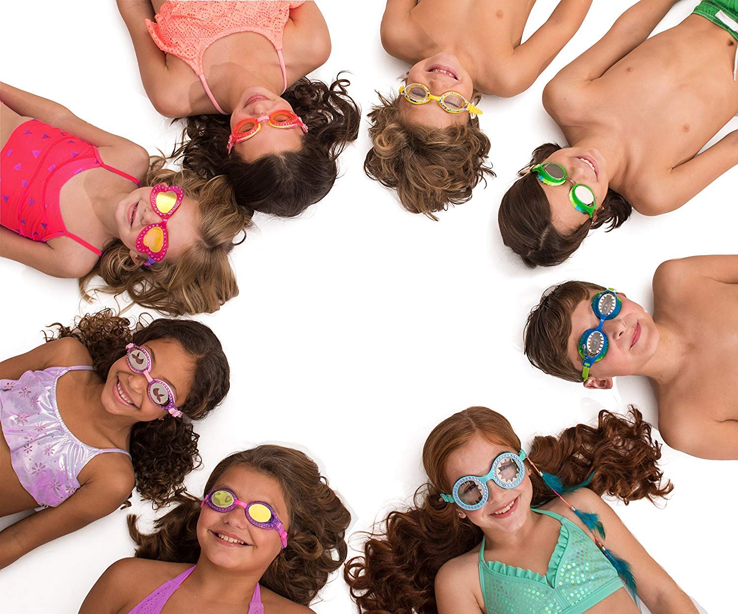 Bling2O Girls' Grape Jelly Donut Swimming Goggles With Uv Protection (Ages 6+ Up) - Latex-Free, 100% Silicone - Includes Anti-Fo
