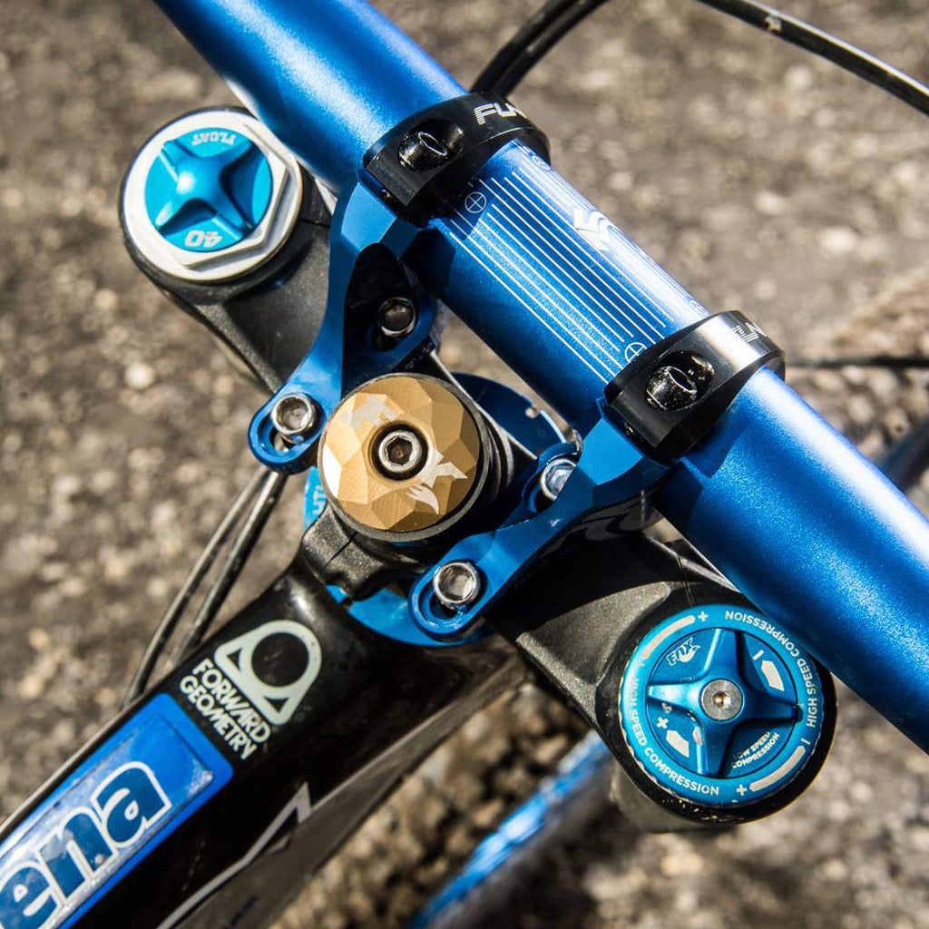 Funn Rsx Mountain Bike Direct Mount Bike Stem With 35Mm Bar Clamp, 2 Pieces Lightweight Split Design For Dual Crown Forks, Adjus