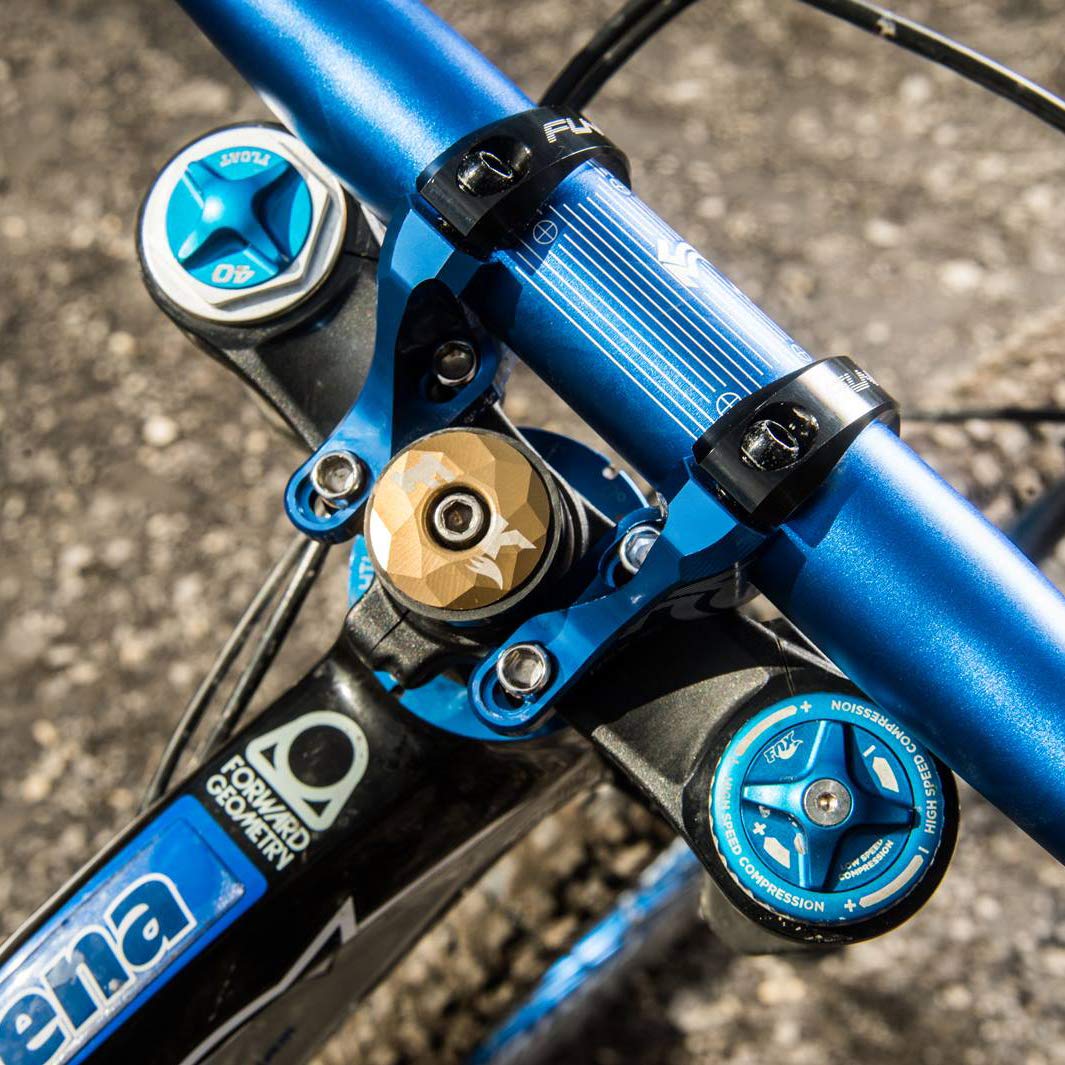 Funn Rsx Mountain Bike Direct Mount Bike Stem With 35Mm Bar Clamp, 2 Pieces Lightweight Split Design For Dual Crown Forks, Adjus