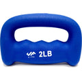 Jfit Neoprene D-Grip Dumbbell Weight, 2Lb, 2 Pound