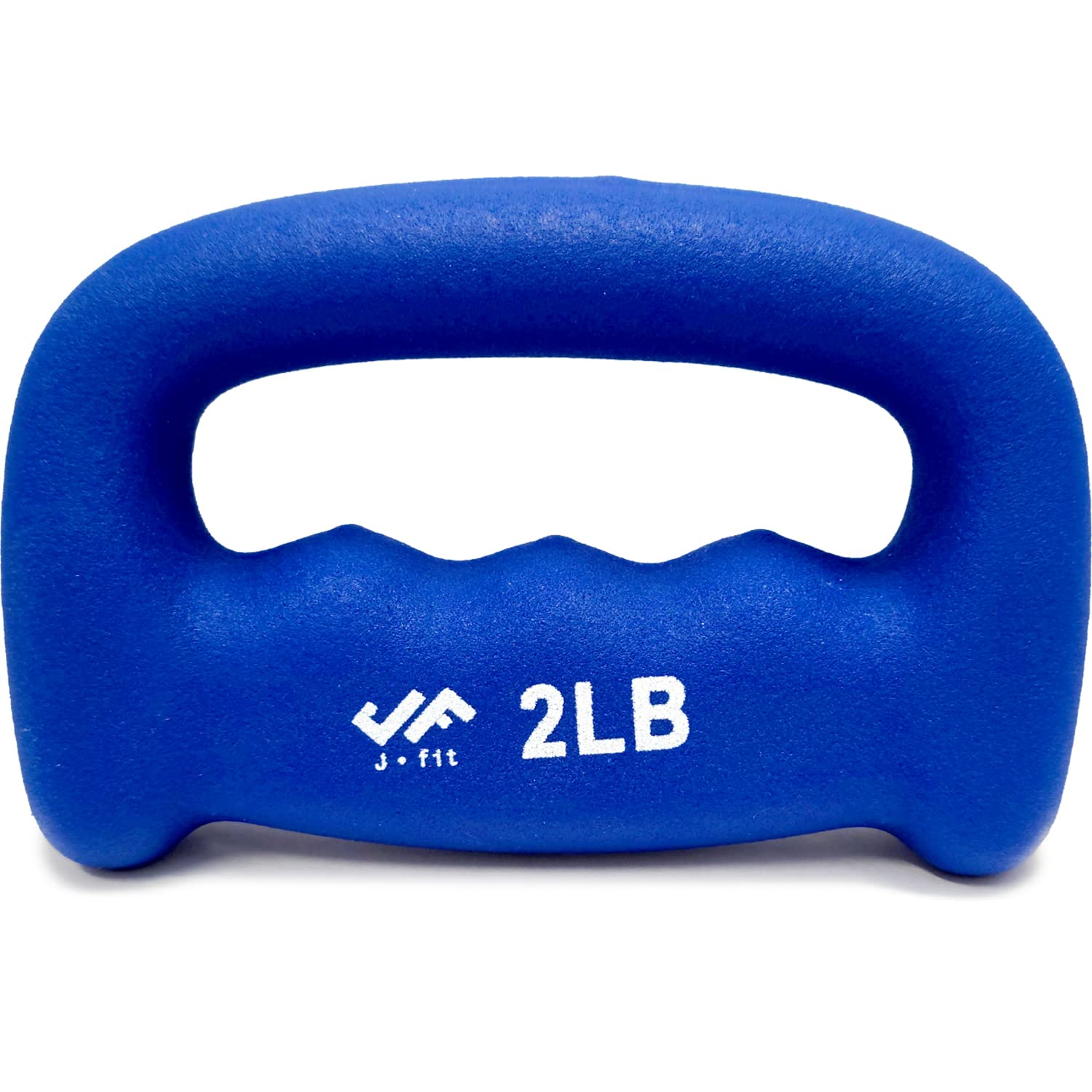 Jfit Neoprene D-Grip Dumbbell Weight, 2Lb, 2 Pound