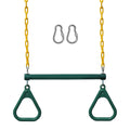 Jungle Gym Kingdom Swing Sets for Backyard, Monkey Bars & Swingset Accessories - Set Includes 18 Trapeze Swing Bar & 48 Heavy Du