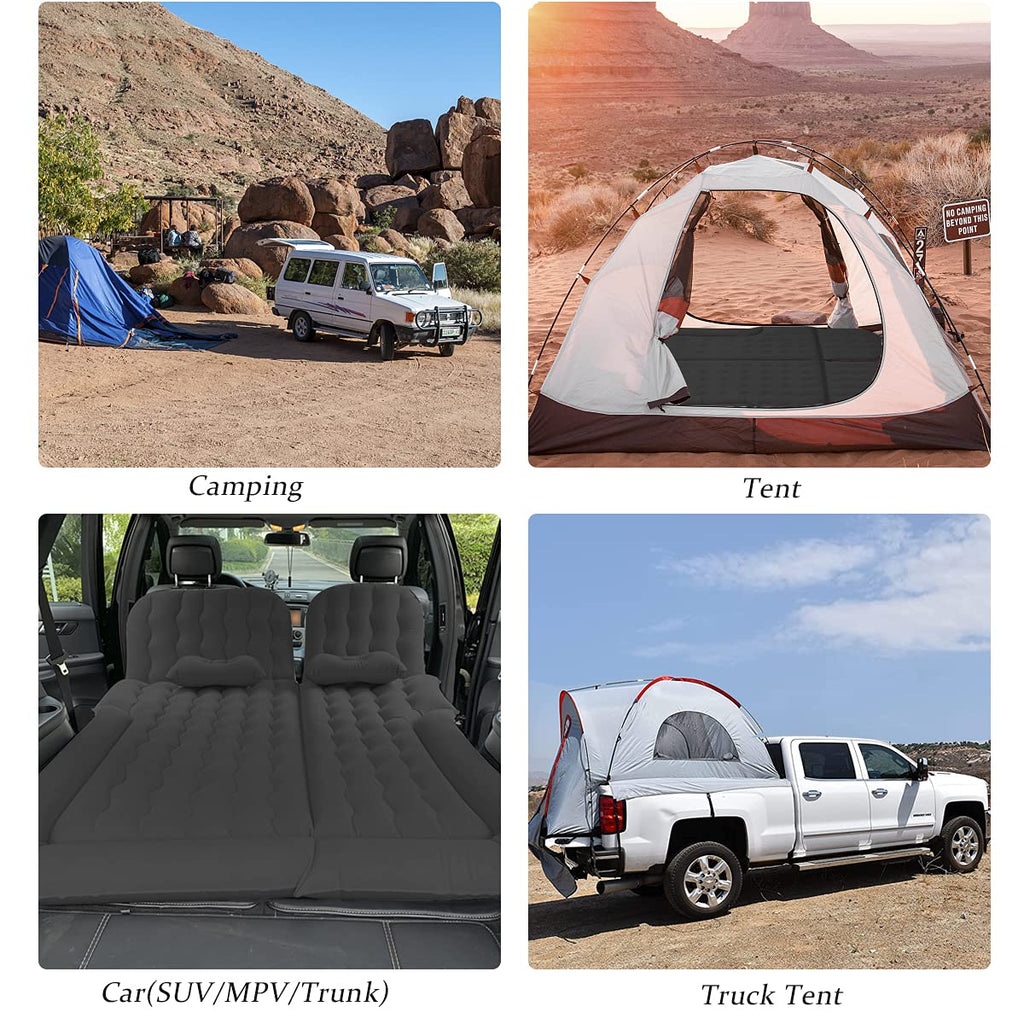 Byomostor 3 In 1 Suv Air Matterss | Car Mattress With Electric Air Pump-2 Support Fillers & 2 Pillows Fits Suv|Mpv|Minivan For R