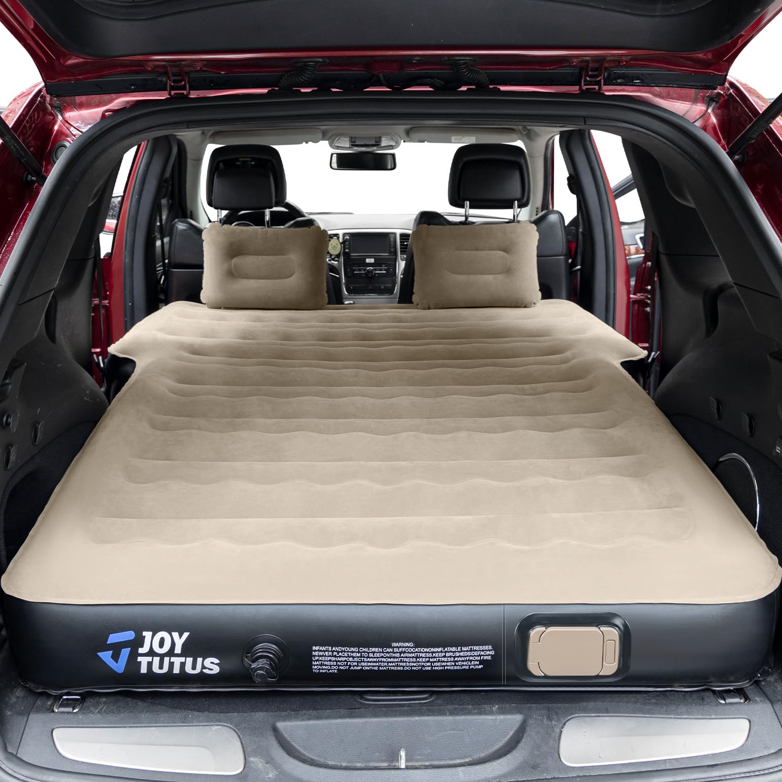 JOYTUTUS SUV Inflatable Mattress for Outdoor Car Camping,Soft Flocking and Extra Thick Oxford Surface Air Mattress, SUV Air Matt