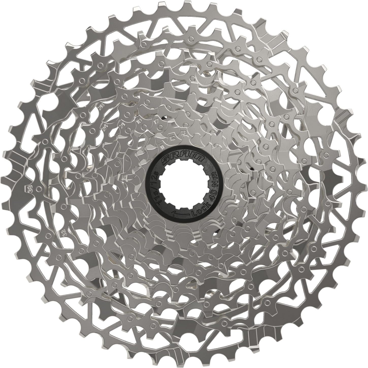 SRAM, PG-1231 XPLR, Cassette, Nickel-chrome, Speed: 12, 11-44T