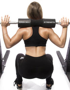 Iron Bull Strength Advanced Squat Pad - Barbell Pad For Squats, Lunges & Hip Thrusts - Neck & Shoulder Protective Pad Support (B