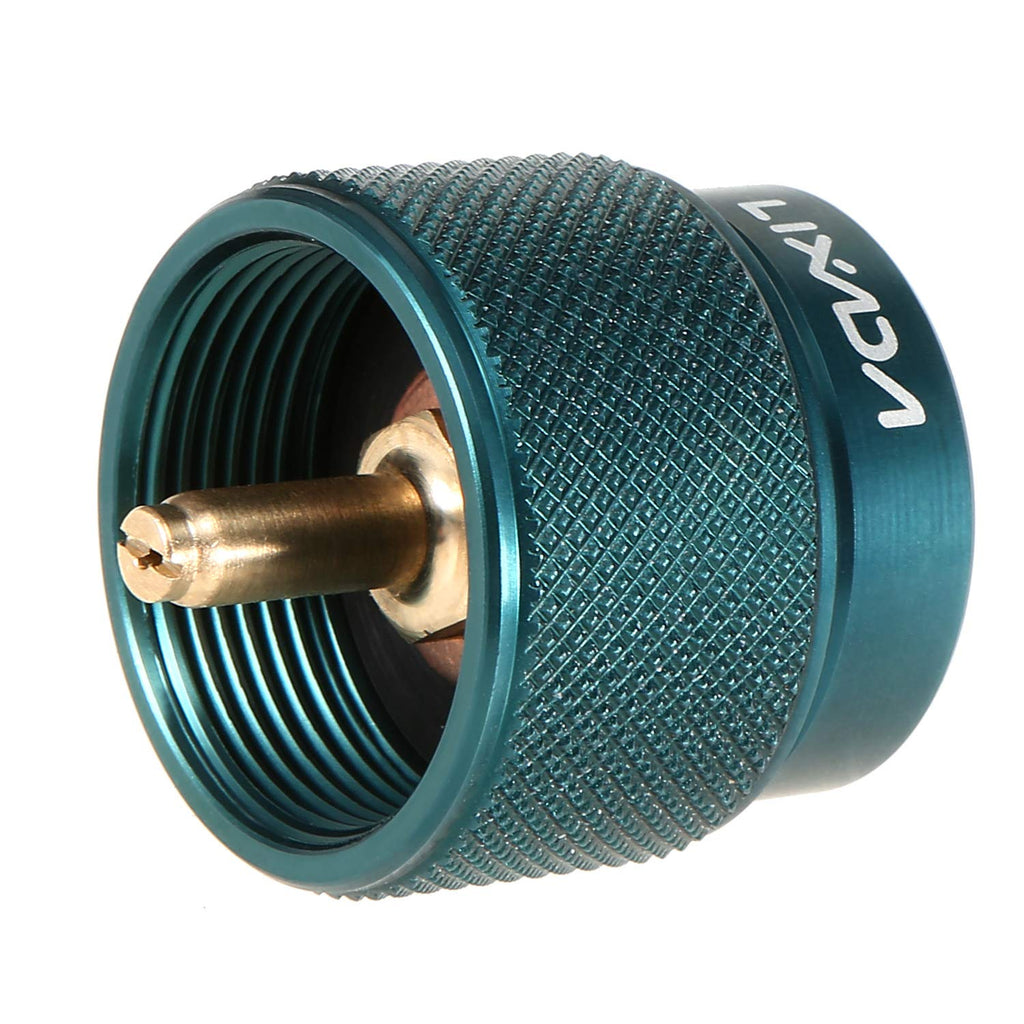 Lixada Camping Stove Adapter 1L Outdoor Propane Small Tank Input En417 Lindal Valve Output